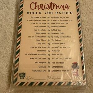 Christmas Would You Rather Game
